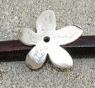Regaliz metall blomma 30mm