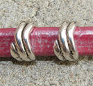 Metallpärlor lindade ringar innermått 9.7mm