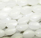 Glasovaler vita 13x19mm
