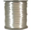 Satintråd 1mm/2mm pärlvit 3 meter