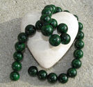 Jade 14mm mörkgrön