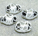 Silverfoil ovaler 17x26mm vita